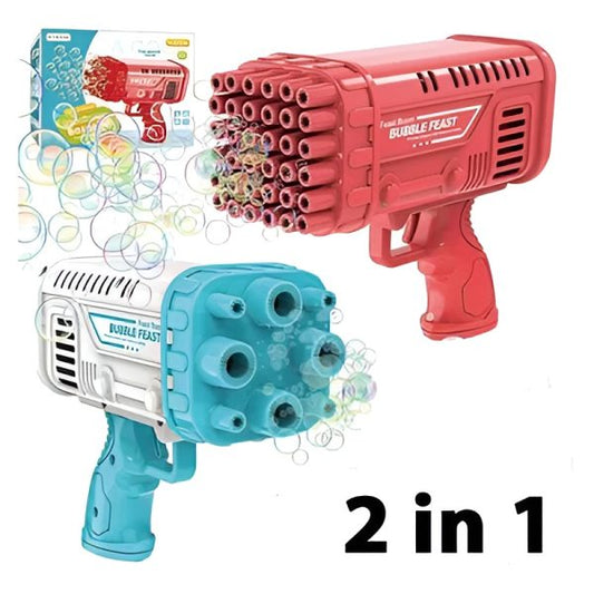 36/8 Hole Bazooka Bubble Water Gun