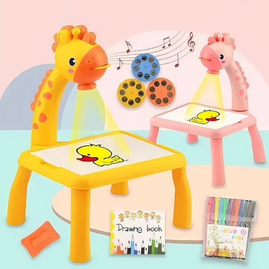 Giraffe LED Projector Light Art Drawing Board