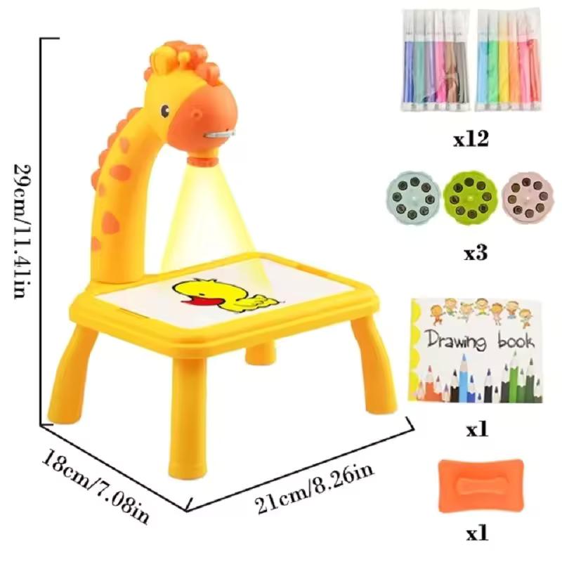 Giraffe LED Projector Light Art Drawing Board