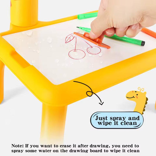 Giraffe LED Projector Light Art Drawing Board